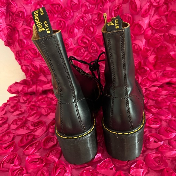 LEONA WOMEN'S VINTAGE SMOOTH LEATHER HEELED BOOTS - Picture 5 of 9